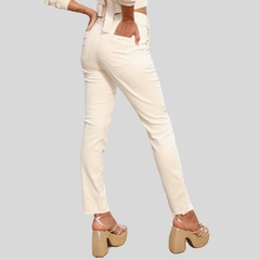 CALÇA TURMALINA CIGARRETE SARJA COM ABERTURA FRONTAL - comprar online