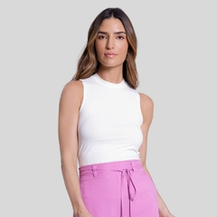 REGATA FEMININA CANELADA GOLA ALTA - comprar online