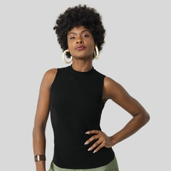 REGATA FEMININA CANELADA GOLA ALTA - comprar online