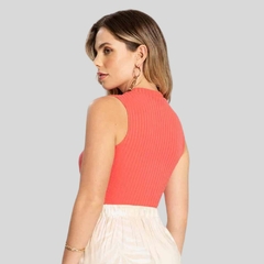 REGATA FEMININA CANELADA GOLA ALTA - comprar online