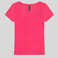 BLUSA MANGA CURTA CANELADA - Amsterdam Closet
