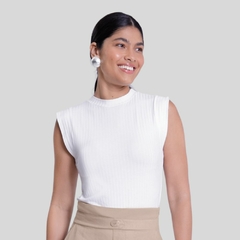 BLUSA MANGA CURTA CANELADA - comprar online