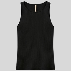 BLUSA SEM MANGAS CANELADA