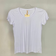 Imagem do BLUSA MANGA CURTA CANELADA