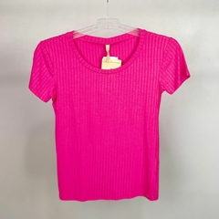 BLUSA MANGA CURTA CANELADA - comprar online