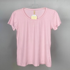 BLUSA MANGA CURTA CANELADA