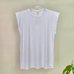 BLUSA MANGA CURTA CANELADA - Amsterdam Closet