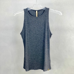 BLUSA SEM MANGAS CANELADA - Amsterdam Closet