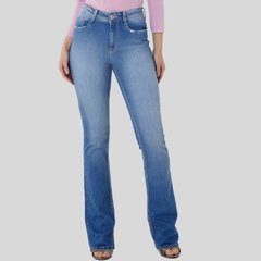 CALÇA BOOT CUT FEMININA JEANS