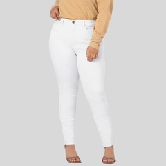 CALÇA JEANS FEMININA CHAPA BARRIGA SEMPRE BRANCA - Amsterdam Closet