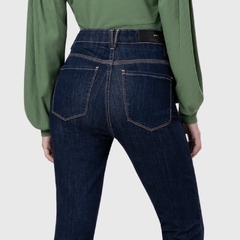 CALÇA JEANS FEMININA COM ELASTANO CHAPA BARRIGA AZUL na internet
