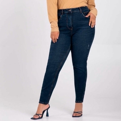 CALÇA JEANS FEMININA COM ELASTANO CHAPA BARRIGA AZUL