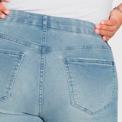 CALÇA SKINNY FEMININA CHAPA BARRIGA AZUL na internet