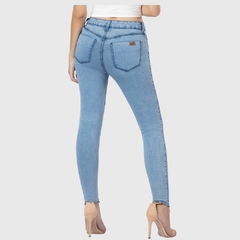 CALÇA JEANS SKINNY FEMININO COM ELASTANO 3 TAMANHOS EM 1 - Amsterdam Closet