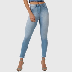 CALÇA JEANS SKINNY FEMININO COM ELASTANO 3 TAMANHOS EM 1