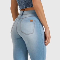 CALÇA JEANS SKINNY FEMININO COM ELASTANO 3 TAMANHOS EM 1 na internet