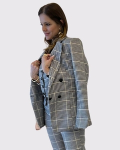 BLAZER TWEED SOLTO ALFAIATARIA XADREZ