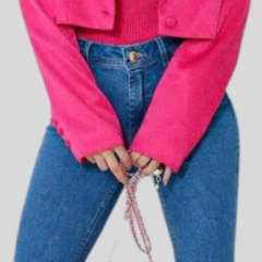 Imagem do CALÇA JEANS BOT CUT FEMININA AZUL