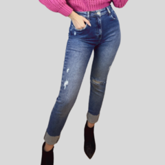 CALÇA SKINNY JEANS FEMININA AZUL ESCURO - comprar online