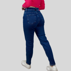 CALÇA JEANS MOM FEMININA AZUL - loja online