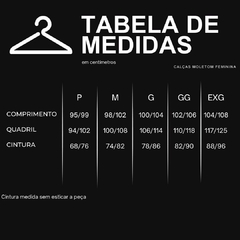 CALÇA FEMININA EM MOLETOM FELPADO - comprar online
