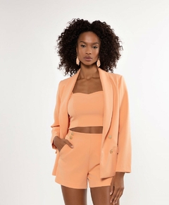 BLAZER EM ALFAIATARIA SOLTO LARANJA FEMININO