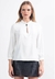 BLUSA FEMININA EM ALFAIATARIA MANGA 3/4 BRANCA na internet