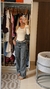 CALÇA JEANS JADE CINZA - Ny Brand Handmade