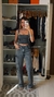 CROPPED JEANS JADE CINZA - Ny Brand Handmade