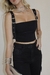 CROPPED JEANS JADE BLACK