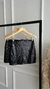 Pollera Brillos - Negro - comprar online
