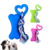 Brinquedos Mordedores Com Som Resistente Interativos Pet C/2 Ossinho e Coração - comprar online