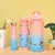 Kit 3 Garrafa Agua Squeeze Galão Com Adesivos Lembretes beber Agua