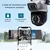 cameras vigilância wifi ,Câmera IP Sem Fio de Segurança Externa HD 3MP,camera - loja online