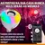 Lampada Led 12w Caixa Som Bluetooth 2 Em 1 Premium