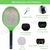 Raquete Elétrica Mata Mosquito Dengue Insetos Recarregável (Verde) - comprar online