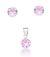 Conjunto ponto de luz rosa