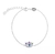 Pulseira olho grego pedras coloridas - comprar online