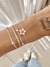 Pulseira flor pérola - comprar online