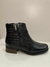 Bota Pegada Preto e Madeira