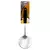 ESCUMADEIRA INOX 33CM CABO PRETO