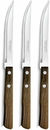 CONJ C/3 FACAS INOX CABO MADEIRA