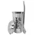 KIT COPO C/ TAMPA E BOMBA EM ALUMINIO 350ML