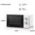 Microondas Philco Mphrw20uap 700w 20l blanco - comprar online