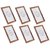 Pack X6 Portarretrato De Madera Clasico 10x15cm - comprar online