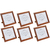 Pack X6 Portarretrato De Madera Clasico 13x18cm en internet