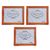 Pack X3 Portarretrato De Madera Clasico 20x25cm - comprar online
