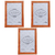 Pack X6 Portarretrato De Madera Clasico 20x30cm - comprar online