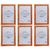 Pack X6 Portarretrato De Madera Clasico 20x30cm - comprar online