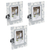 Pack x3 Portarretrato Floreado 13x18 cm - comprar online